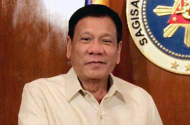 Philippine President Rodrigo Duterte